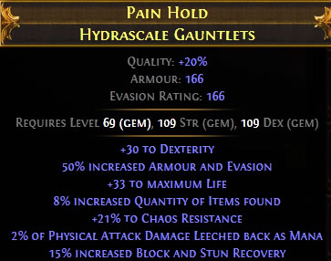 Mana Leech Gauntlets