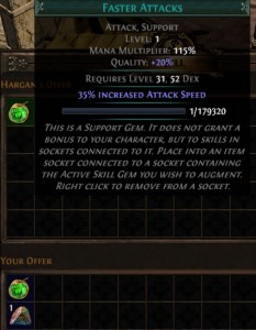 Quality gem recipe