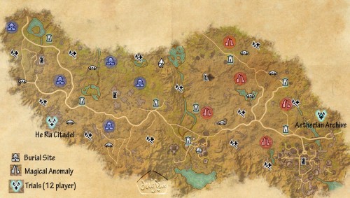 Craglorn Map Craglorn Map