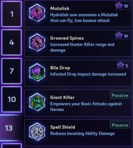 Zagara level 13 Talents