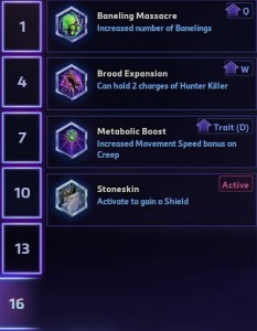 Zagara level 16 Talents Zagara level 16 Talents